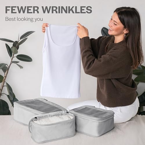 Compression Packing Cubes for Travel (4 Count)