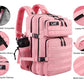 Military Tactical Backpack for Men and Women 45L Army 3 Days Assault Pack Bag Large Rucksack with Molle System Pink