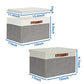 Collapsible Storage Bins Storage Boxes with lid (2 Count)