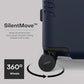 Checked Expandable Suitcase