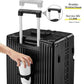 Super Large Aluminum Frame Zipperless Checked Luggage Front Pocket