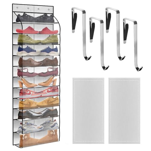 12 Pocket Over the Door Shoe Organizer