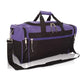 21" Blank Sports Duffle Bag Gym Bag Travel Duffel with Adjustable Strap in Purple