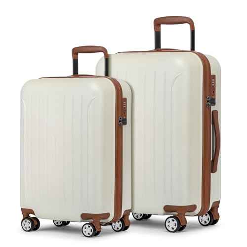 Luggage Sets 2 Piece Hardshell Suitcase with TSA Lock (2 Count)