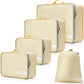 Packing Cubes for Travel 5 Set Vanilla Cream
