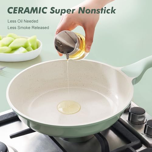 Nonstick Ceramic Frying Pan 12.5