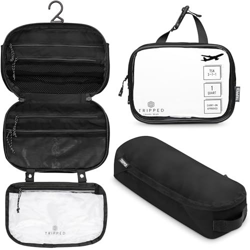 3 Piece Travel Toiletry Bag Set
