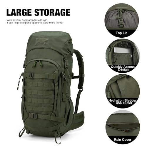 50L Hiking Survival Backpack