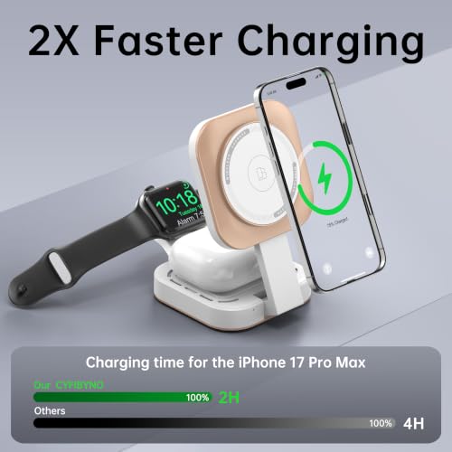 3 in 1 Mini Foldable Charging Station for Apple Devices