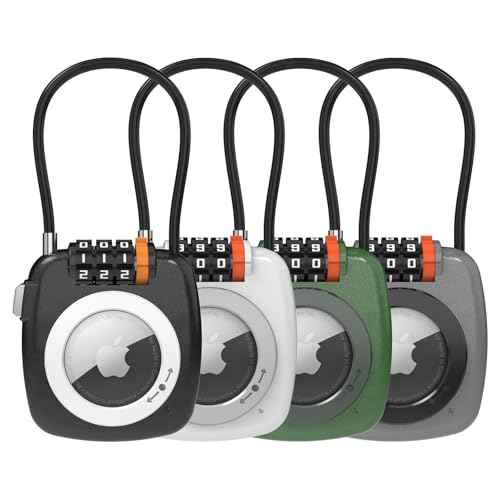 Compatible with Apple AirTag Secure Lock with Wire Cable