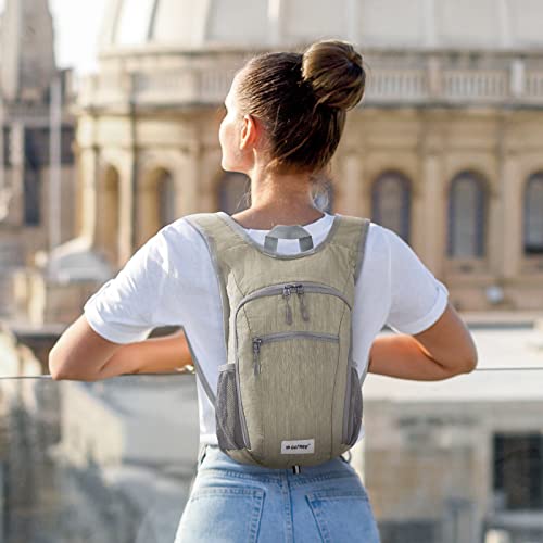 10 15L Small Rucksack Foldable Backpack Lightweight Packable Daypack Travel Outdoor Hiking Shoulder Bag