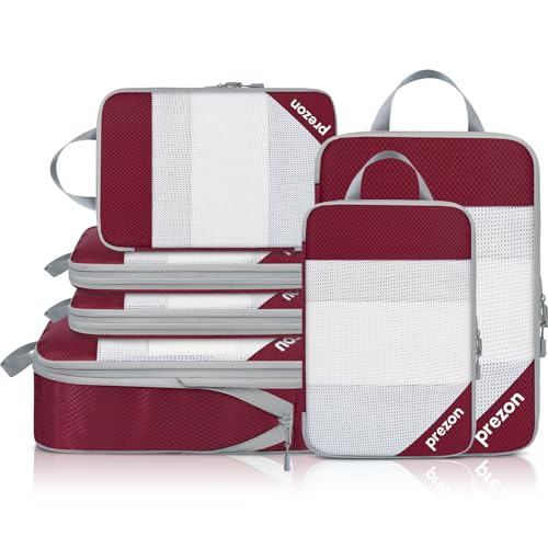 Compression Packing Cubes for Travel (6 Count)