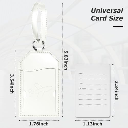 3 Pack Luggage Tags for Suitcases Bag Tag (3 Count)