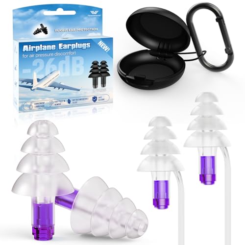Ear Plugs for Airplane Pressure Relief (2 Count)