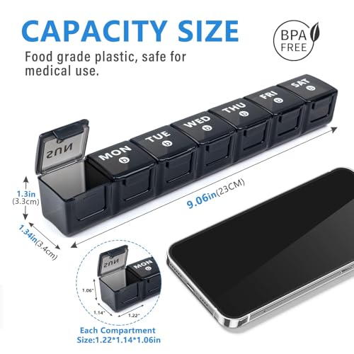 2 Pack Weekly Large Pill Organizer (14 Count)