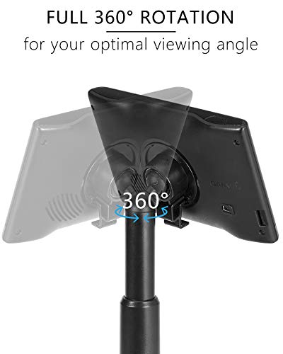 Solid GPS Cup Holder Mount for Garmin [Adjustable Arm]