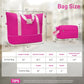 Luggage Set 6 Piece Carry on Hardcase Suitcase with Travel Bags (6 Count)