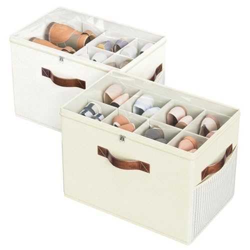 2 Pack Shoe Organizer for Closet
