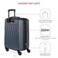 7272 Energie Hardside Expandable Luggage with Spinner Wheels (3 Count)
