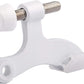 HOMOTEK 36 Pack Hinge Pin White Door Stopper,Adjustable Deluxe Heavy Duty Door Stopper 2-1/2"x1-3/4”,with White Rubber Bumper Tips