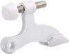 HOMOTEK 36 Pack Hinge Pin White Door Stopper,Adjustable Deluxe Heavy Duty Door Stopper 2-1/2"x1-3/4”,with White Rubber Bumper Tips