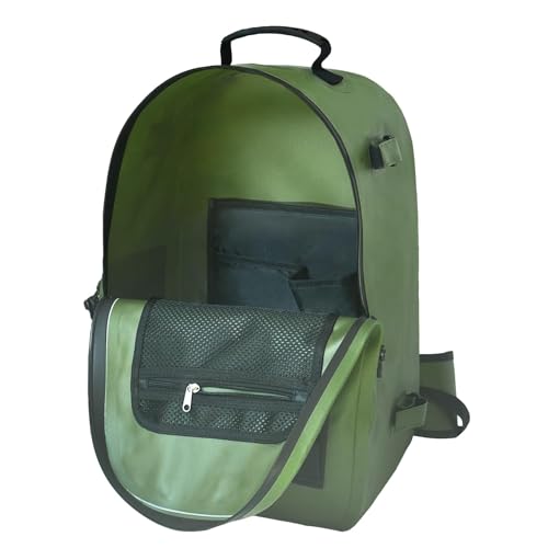 26L Waterproof Fishing Tackle Backpack with Rod Holder