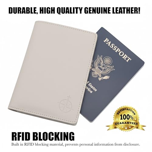 Leather Passport Holder for Travel