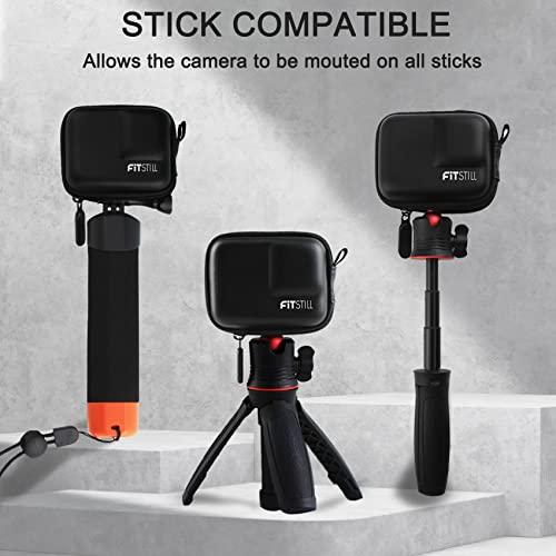 Black PU Mini Carrying Case for Go Pro Hero 13 Black