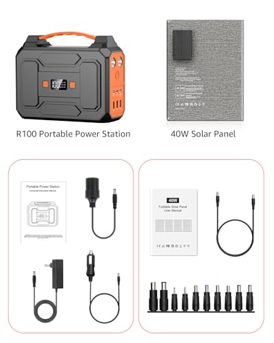 Solar Powered Generator 100W