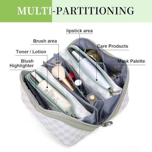 Travel Makeup Bag Organizer Cosmetic Bag (3 Count)