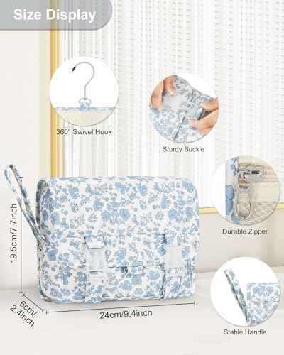 Small Hanging Toiletry Bag for Women