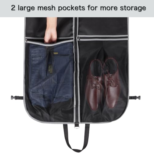 Garment Bag for Suit Travel and Wardrobe Clothes Protector 43 in