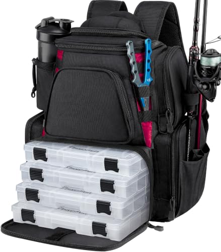 Fishing Backpack with 2 Rod Holders