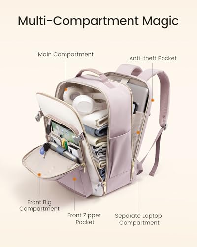 56L Travel Backpack for Women & Men