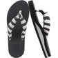 Flip Flops for Women Arch Support Summer Beach Sandals Black Size 5