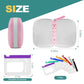 A7 Waterproof Pill Organizer with 7 PCS L Size Zippered Pill Pouches for A7 Binder (7 Count)