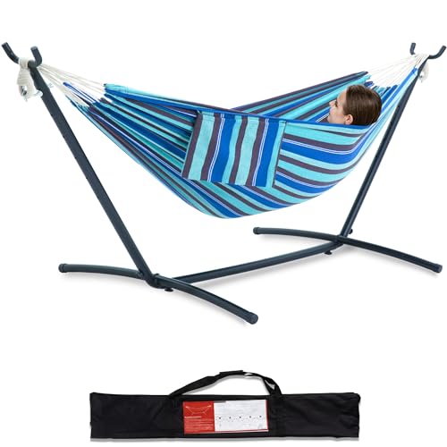 Double Hammock with Stand for Outside