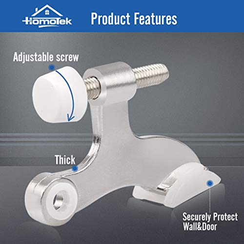 2 Pack Hinge Pin Satin Nickel Door Stopper (2 Count)