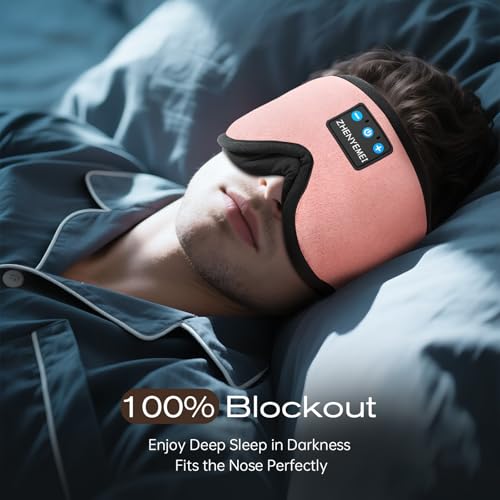 Sleep Mask with Bluetooth Headphones
