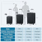 Hard Case 24 Inch Expandable Check in Luggage with Wheels