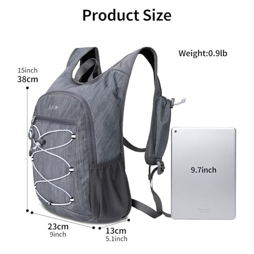20L Hiking Backpack Lightweight Packable Hiking Daypack Small Travel Outdoor Foldable Shoulder Bag Gray