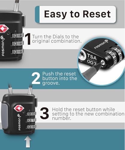 TSA Approved Cable Luggage Locks