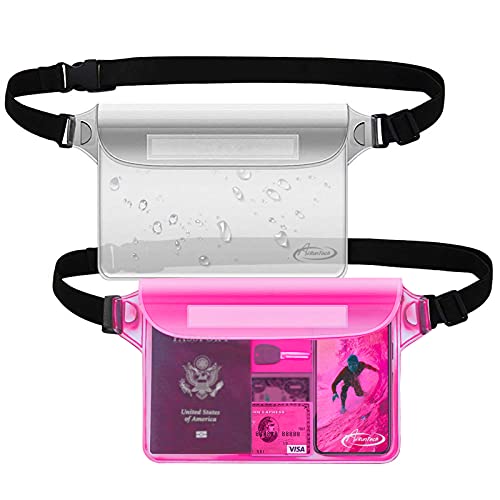Waterproof Pouch with Waist Strap (2 Count)