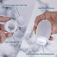 Silicone Travel Bottles for Toiletries TSA Approved Travel Size Containers Set 4 Pack Portable Leak Proof Refillable Cosmetic Squeeze Bottles Shampoo Hair Conditioner Body Lotion Bath Shower Gel (4 Count)