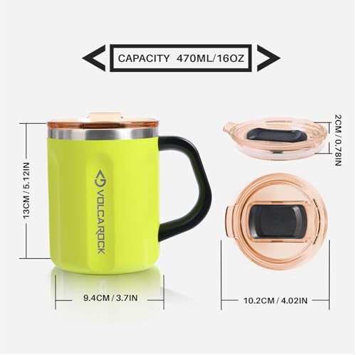 Coffee Mug with Handle and Lid