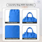 LFH Home Large Premium Cotton Rich Canvas Laundry Bag with Drawstring and Handles Heavy Duty (4 Count)