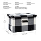 Collapsible Storage Bin with Lid [3 (3 Count)