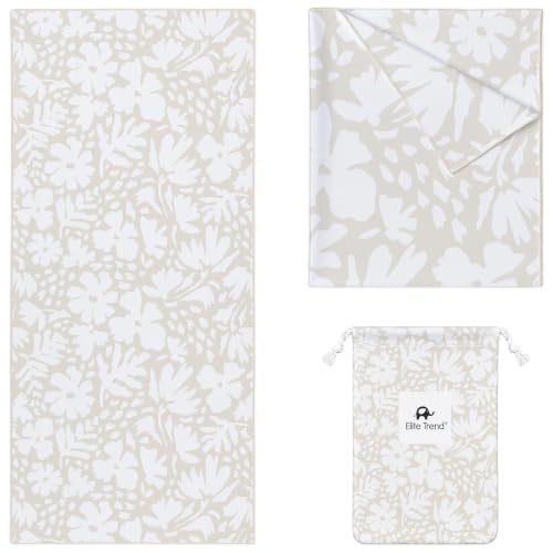 Microfiber Beach Towel for Adults with Bag