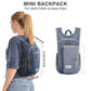 10 15L Small Rucksack Foldable Backpack Lightweight Packable Daypack Travel Outdoor Hiking Shoulder Bag