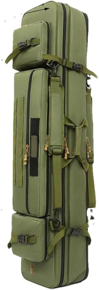 Suwequest Portable Widened Fishing Rod Bag Waterproof Fishing Bag Multi Functional Big-Capacity Outdoor Sea Rod Tackle Bag
